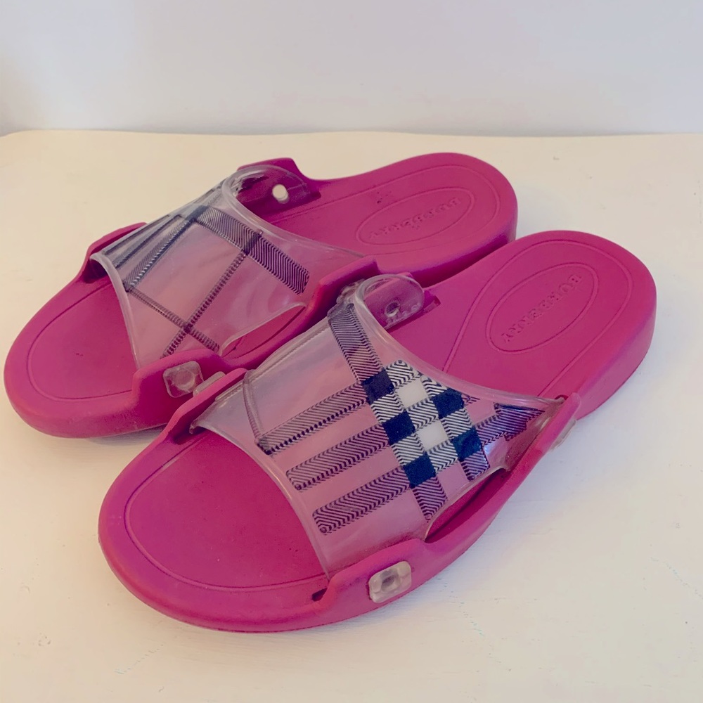 Burberry plastic sandals